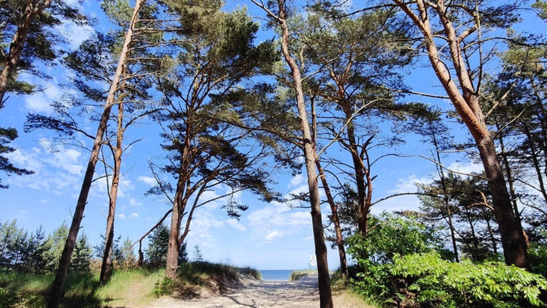 Strandzugang zwischen Karlshagen und Peemünde