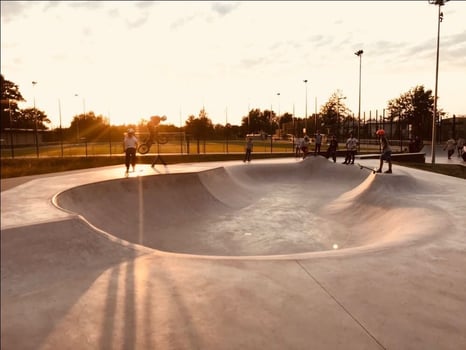 Ausflug in den Skatepark