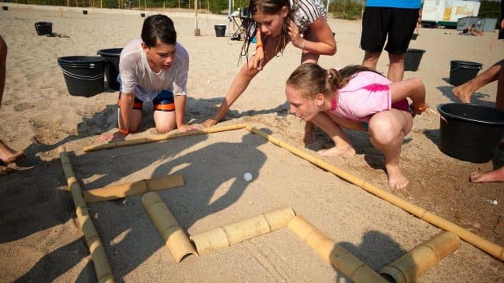 Wassersport Spiele am See