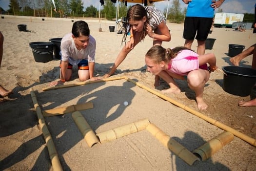 Wassersport Spiele am See