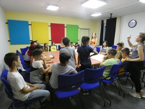 Kinder im Feriencamp