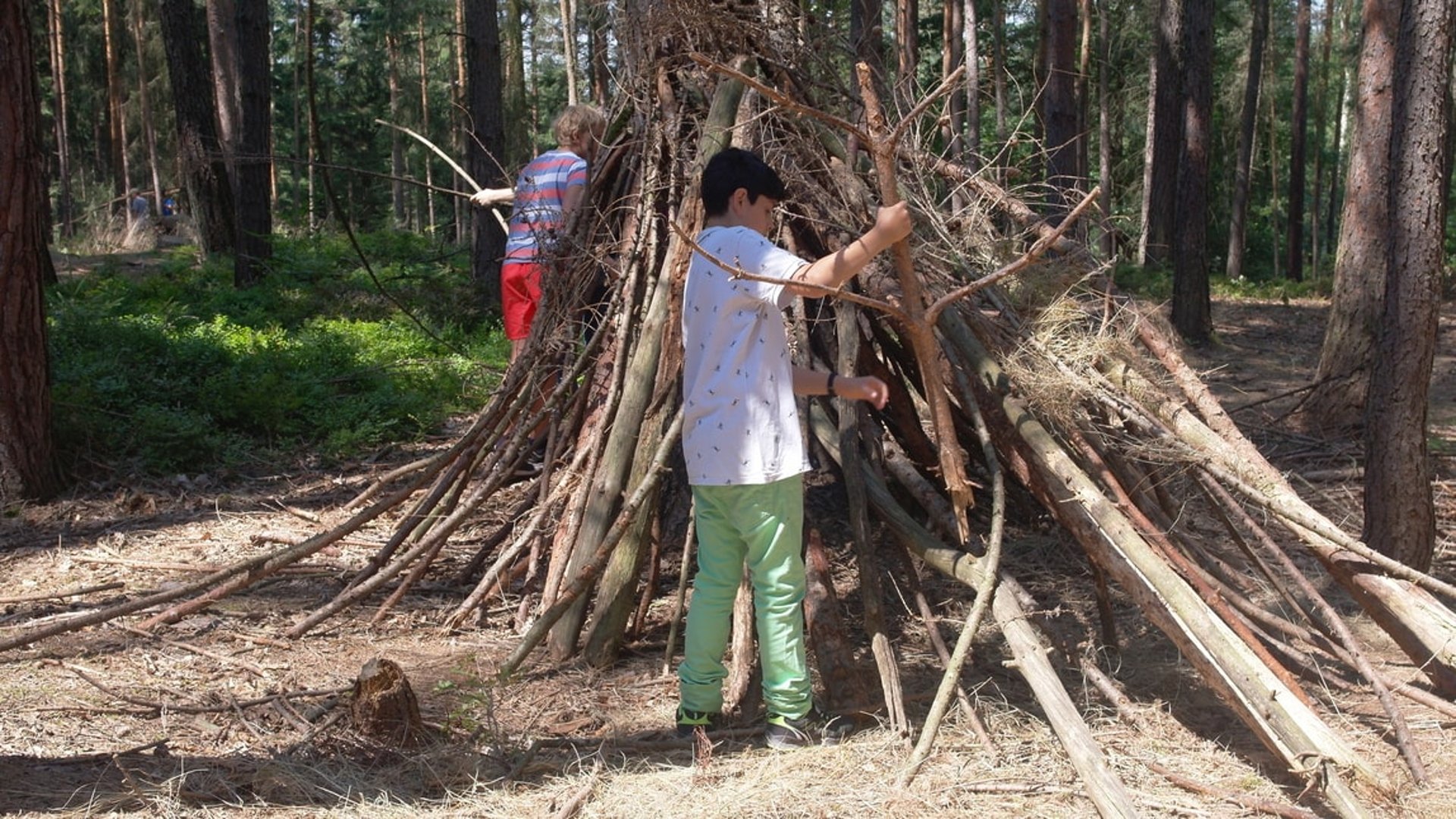 Aktivitäten im Kindercamp