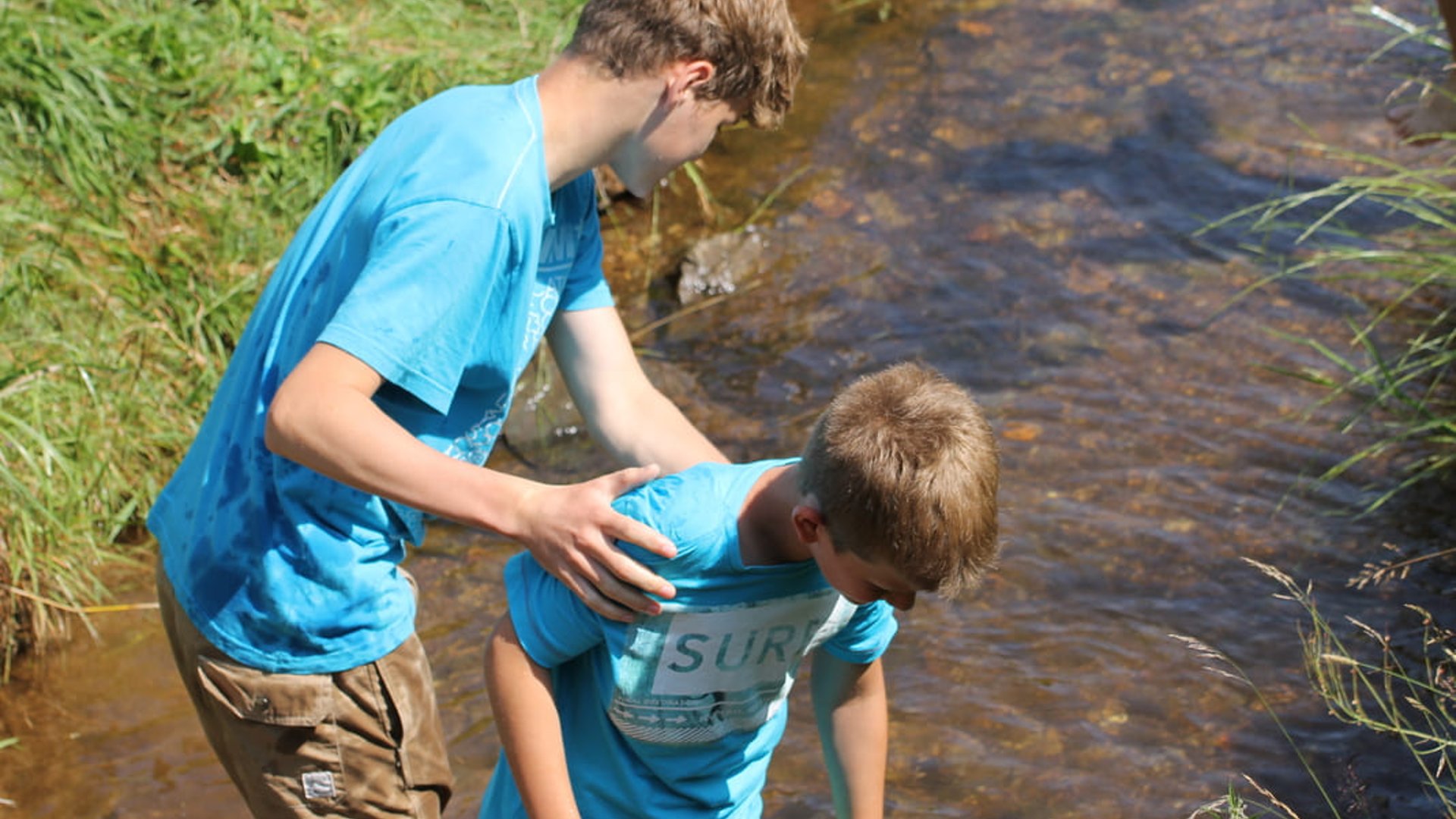 Steinsuche im Erzgebirge