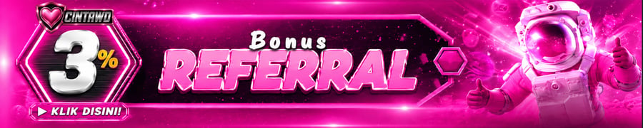 BONUS REFERRAL 3%