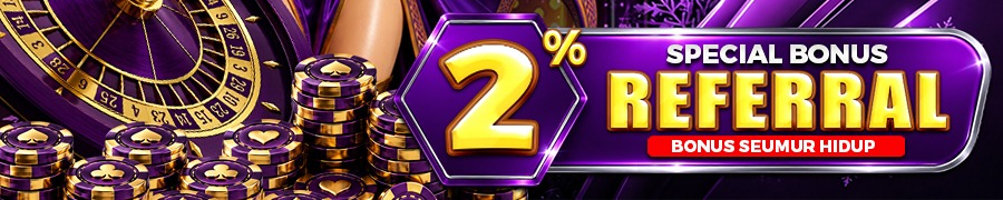 BONUS REFFERAL SEUMUR HIDUP 2%