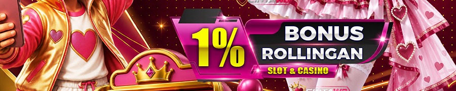 BONUS ROLLINGAN CASINO & SLOT GAME 1%