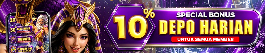 BONUS DEPOSIT HARIAN 10%