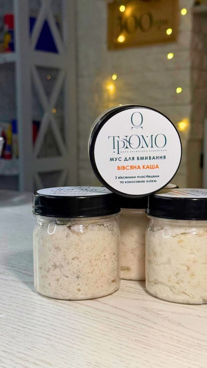 Мус для вмивання "Вівсяна Каша"