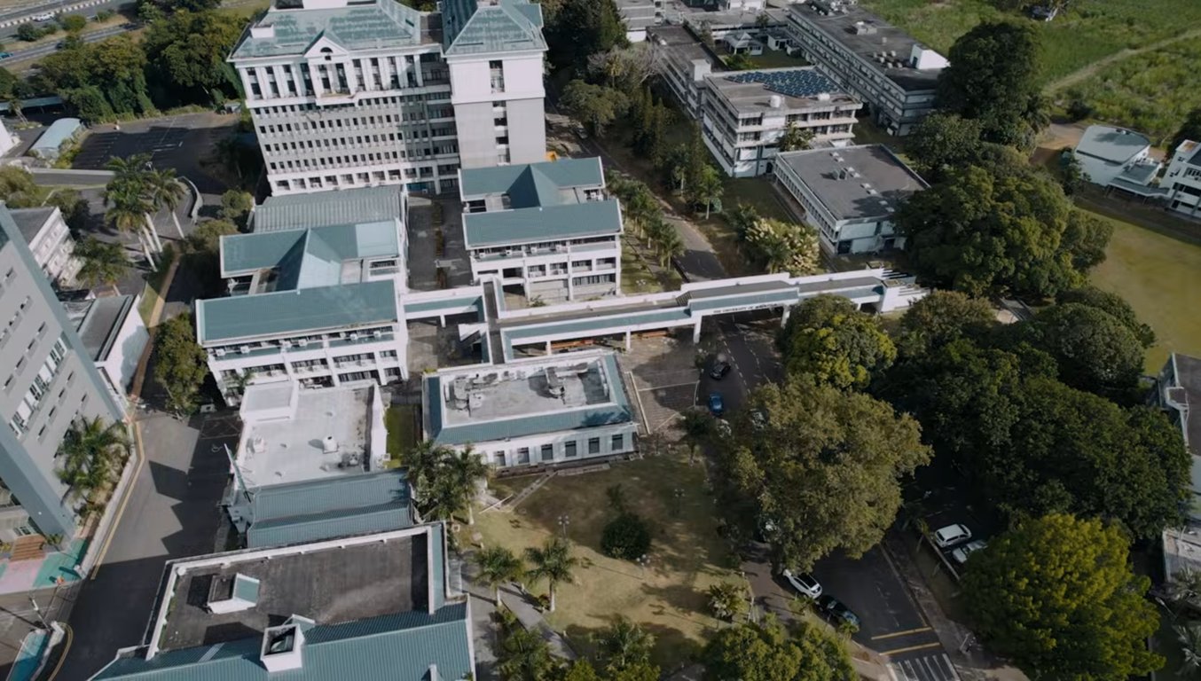University of Mauritius celý komplex univerzity