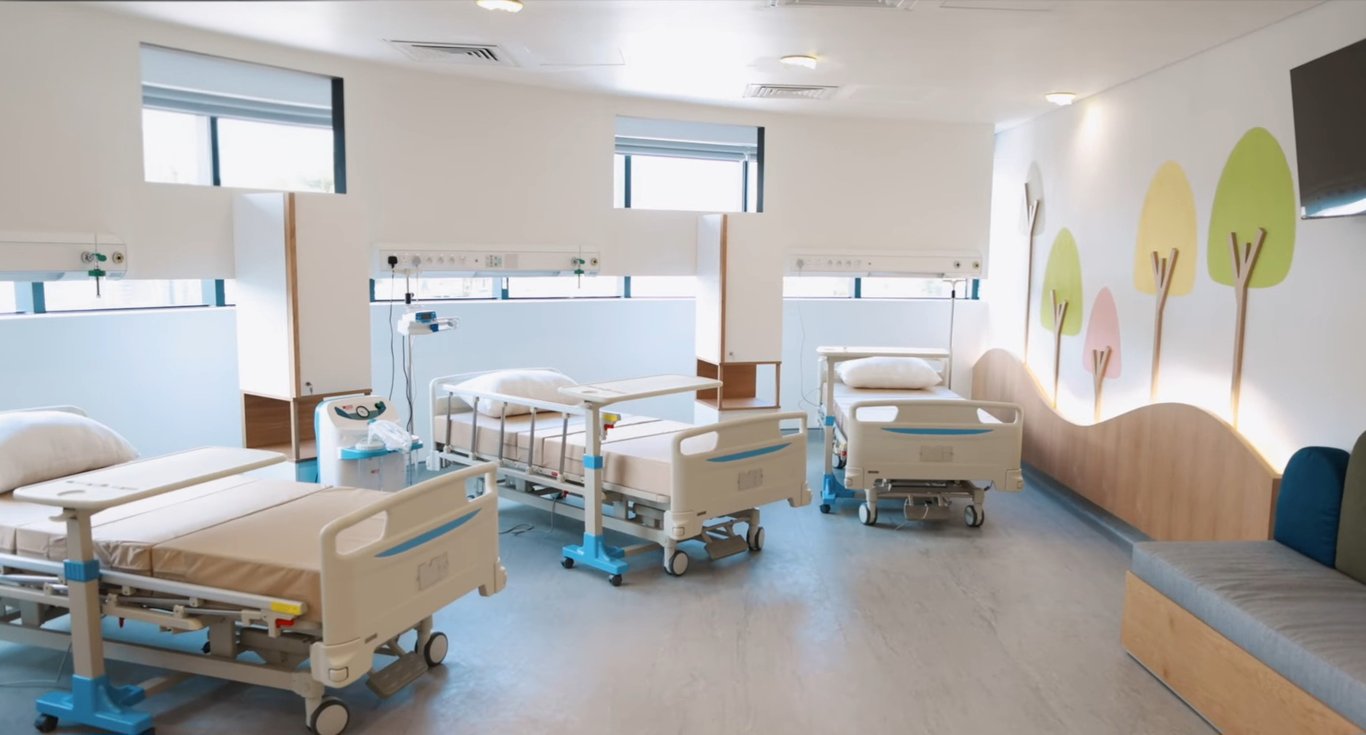 Súkromná klinika Artemis Curepipe Hospital detská izba s lôžkami