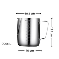 Ca đánh sữa inox 900ml