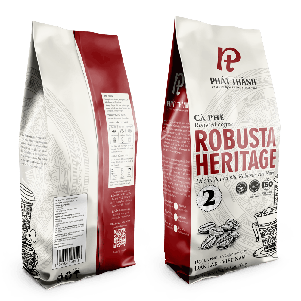 Cà phê nguyên hạt Robusta Heritage 2