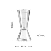 Jigger nhựa chia vạch 10/20ml