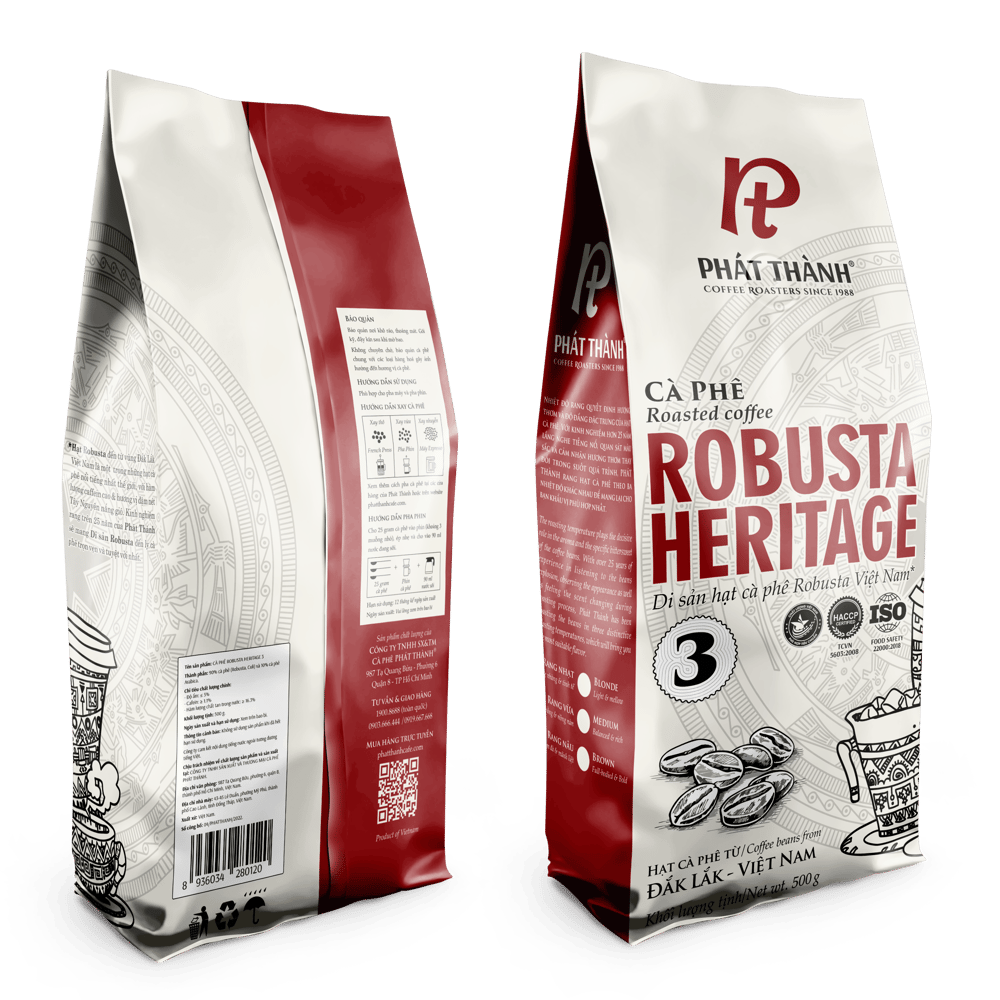 Cà phê nguyên hạt Robusta Heritage 3