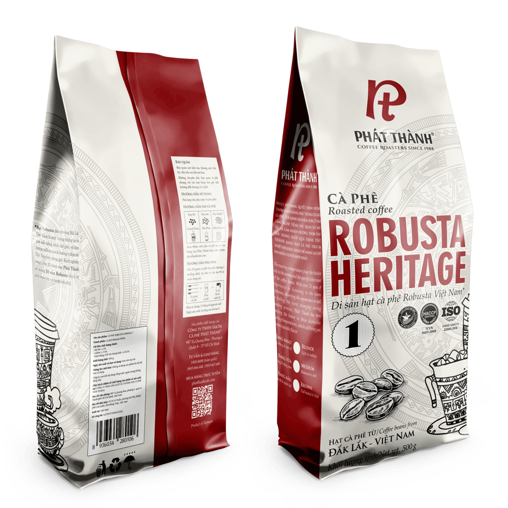Cà phê nguyên hạt Robusta Heritage 1