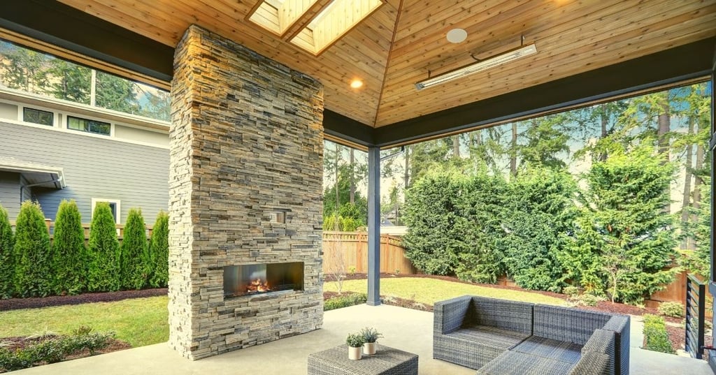 Vaulted Ceiling Living