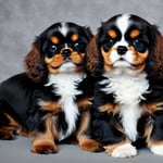 Black and Tan Cavalier King Charles Spaniel