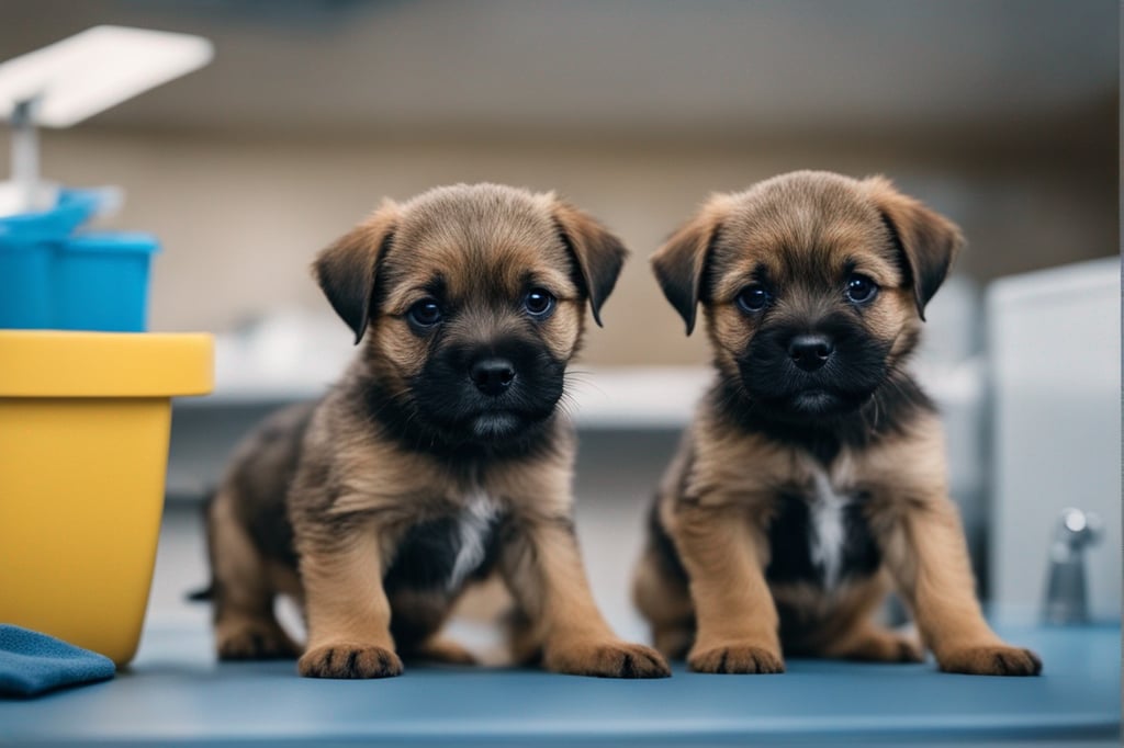 Border Terrier puppy health care
