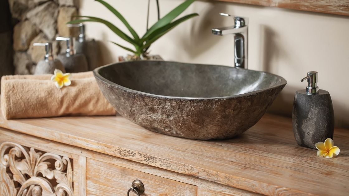 Rustic Wood Bathroom Vanity