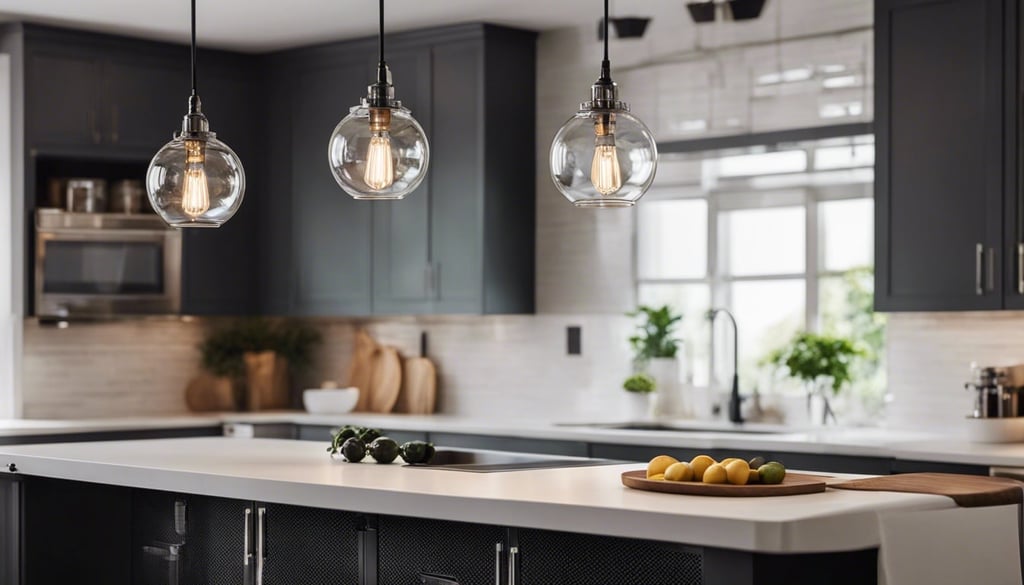Layer different light sources over the kitchen sinks