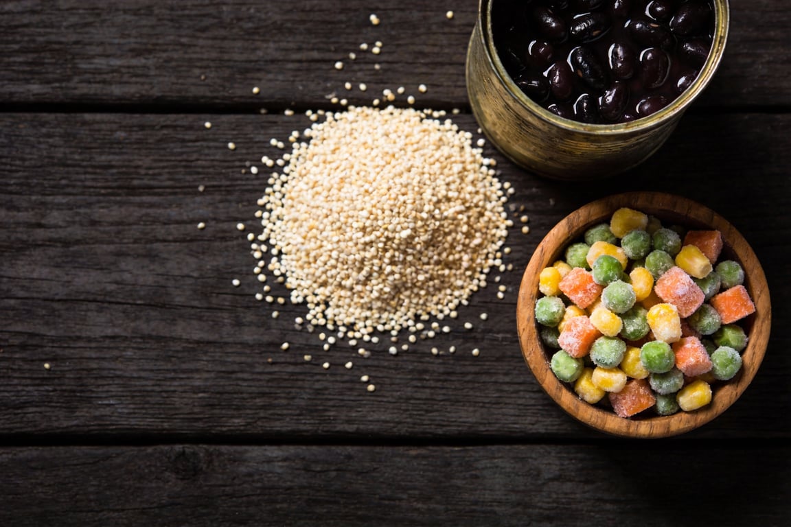 Cooking quinoa like pasta for a budget friendly meal