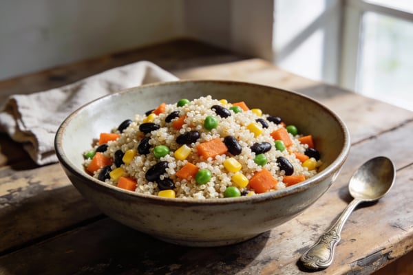 The $1.50 Cheap Quinoa Salad (Pantry Meal Prep)