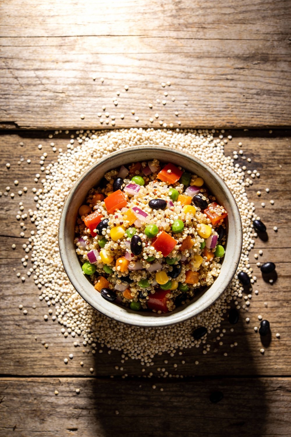 The $1.50 Cheap Quinoa Salad (Pantry Meal Prep)