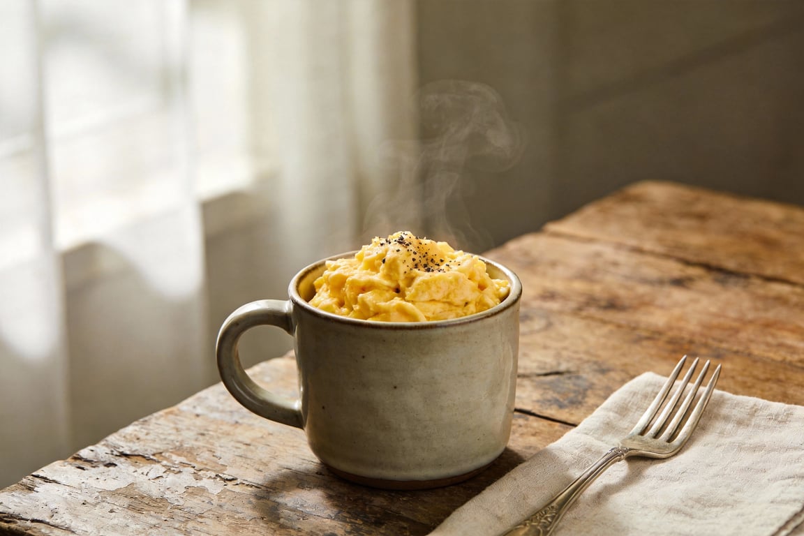 The $1.00 Microwave Scramble (The Ultimate Dorm Hack)