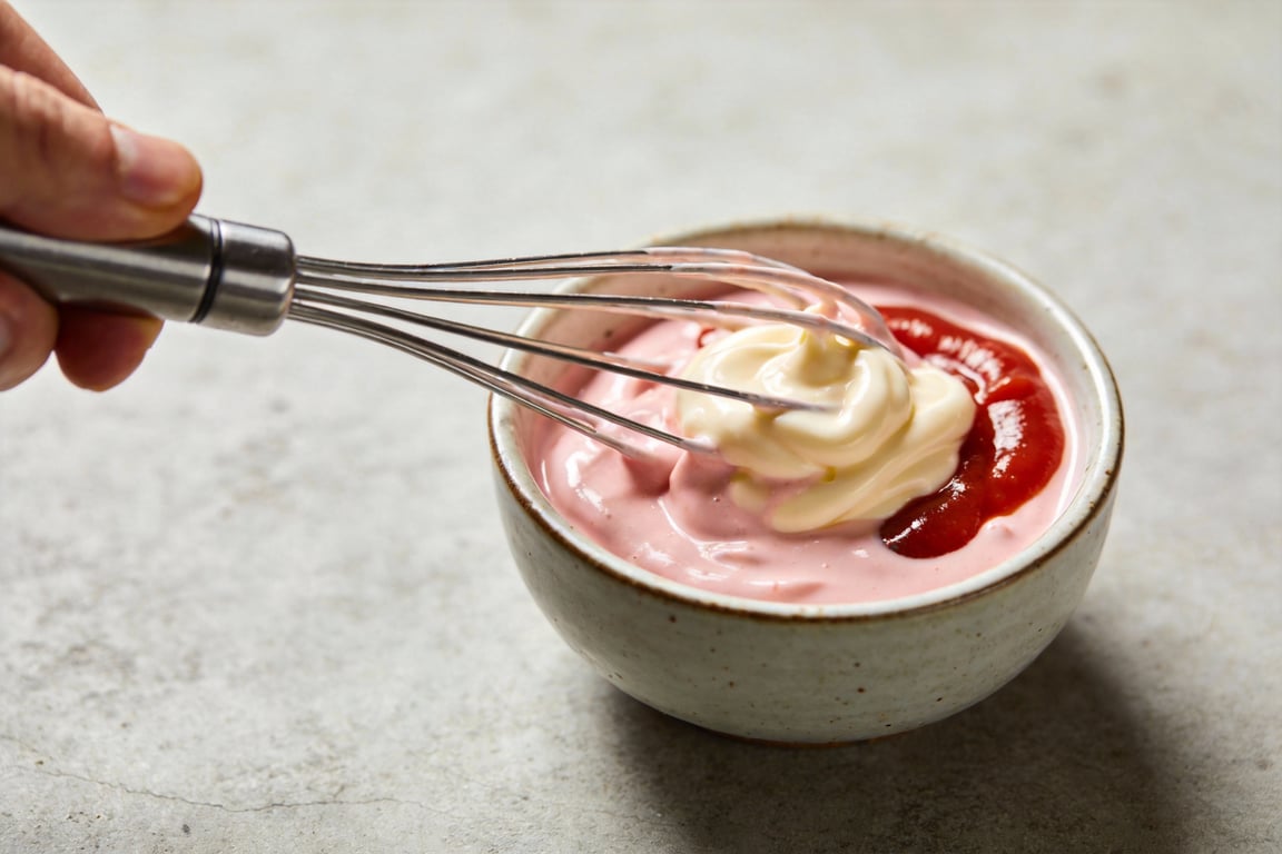 Final serving of budget prawn cocktail