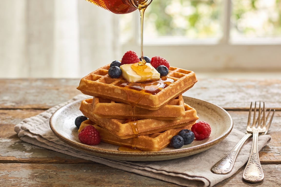 15-Minute Blender Waffles