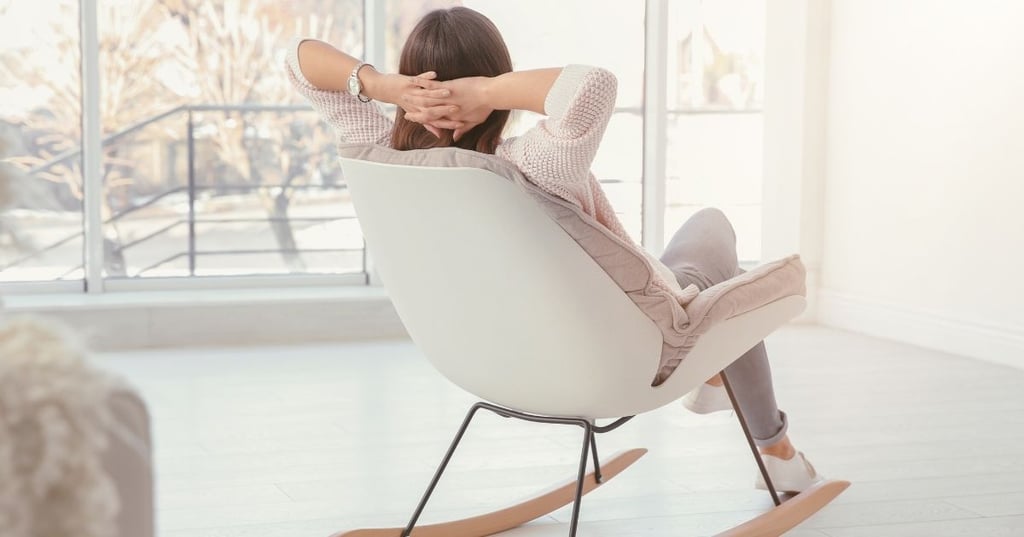 Rocking Chair for Pain Relief
