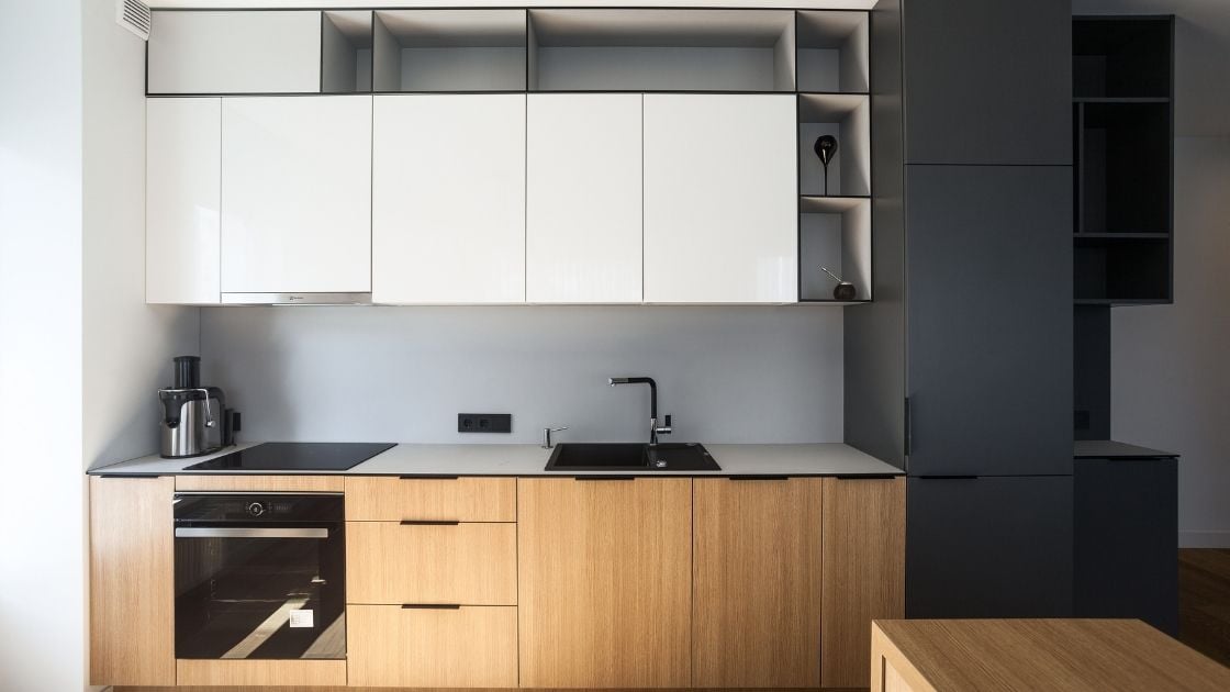 Small Kitchen With White Kitchen Cabinets