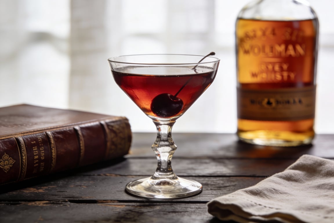 The 1874 Classic Manhattan Cocktail