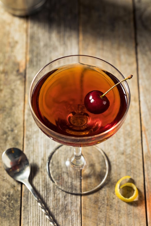 The 1874 Classic Manhattan Cocktail