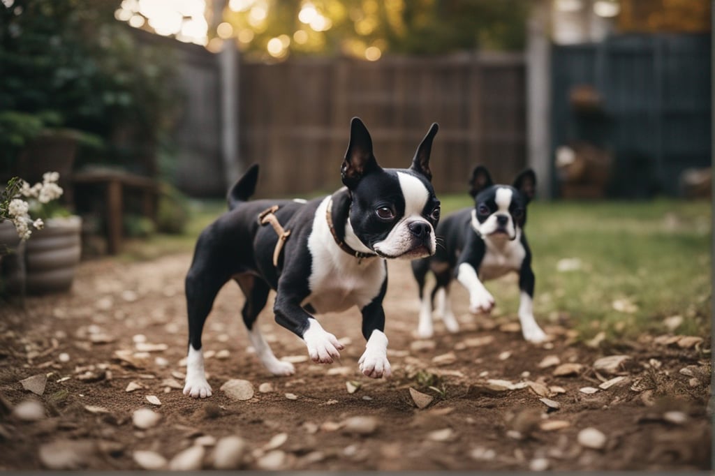 Boston Terrier puppy colors