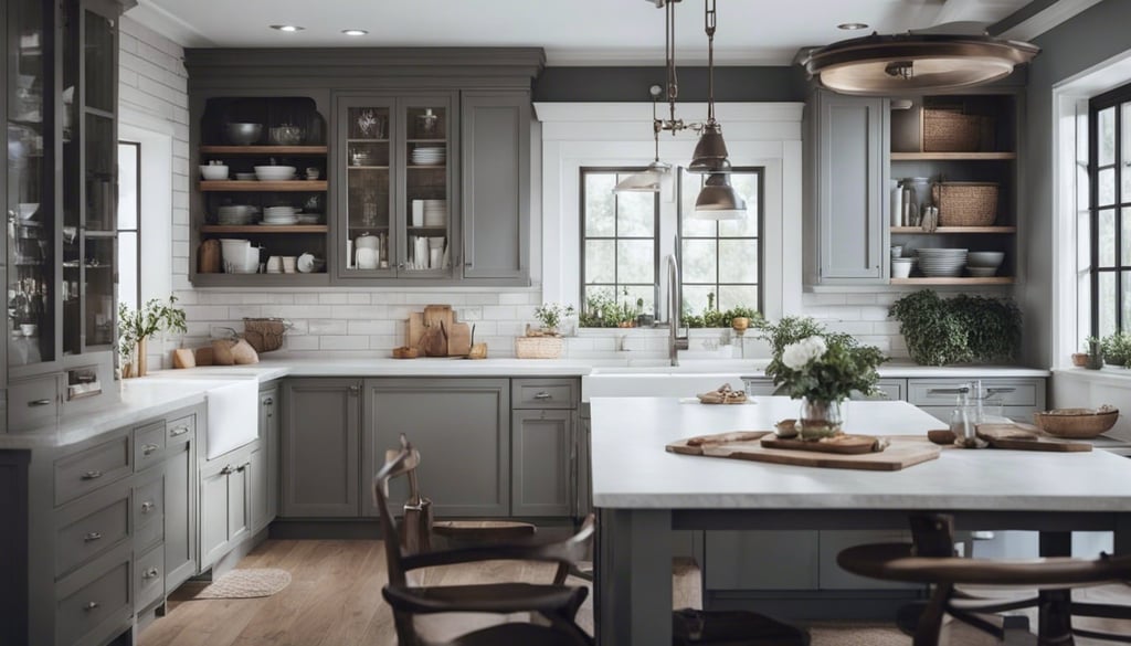 farmhouse Style kitchen cabinets