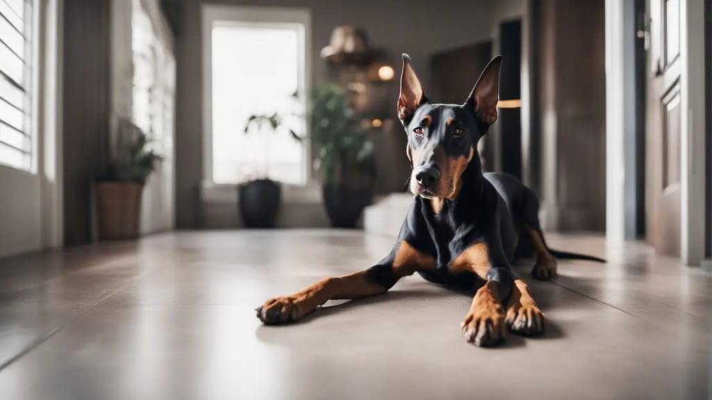 Doberman in your home