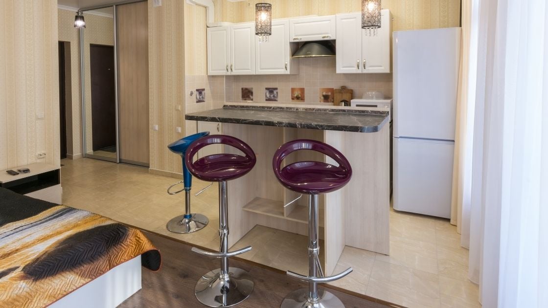 Small Apartment Kitchen With Island