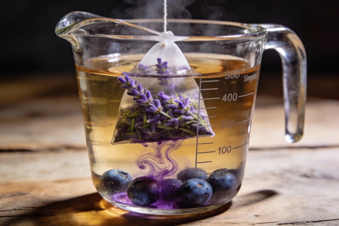 Microwave simple syrup hack for quick lavender lemonade