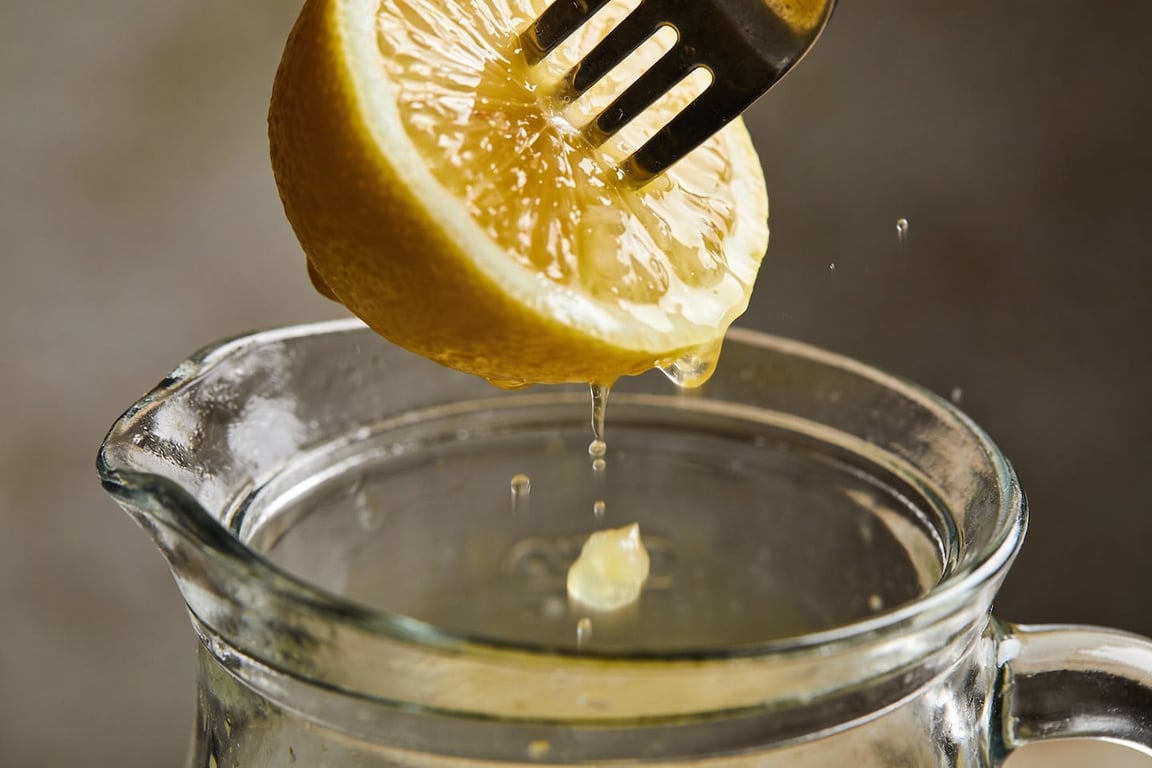 Juicing lemons for budget lemonade recipe