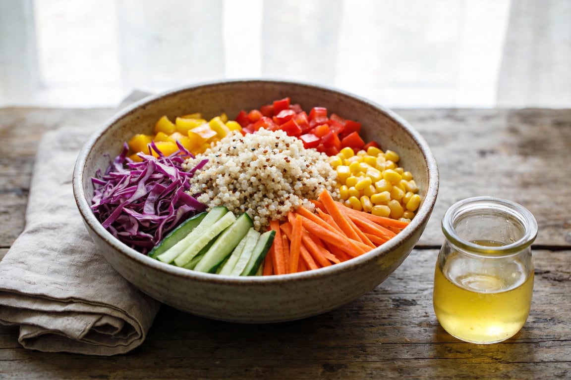 20-Minute 'Rainbow' Quinoa Salad (Picky Eater Approved!)