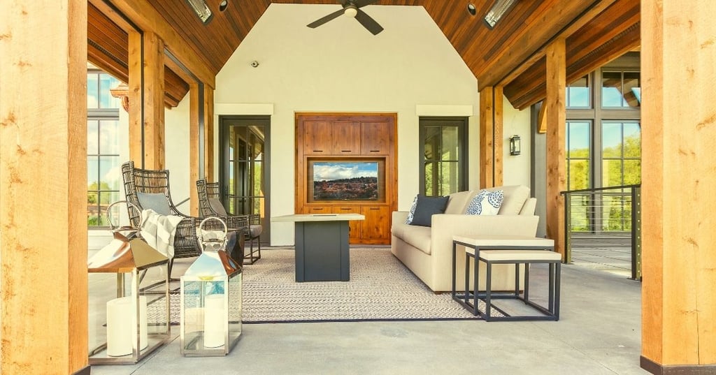 Higher ceilings add drama and grandeur to any space