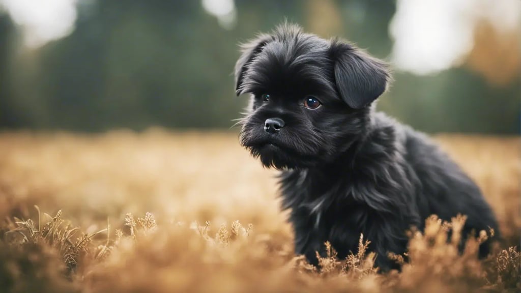 Grooming an Affenpinscher