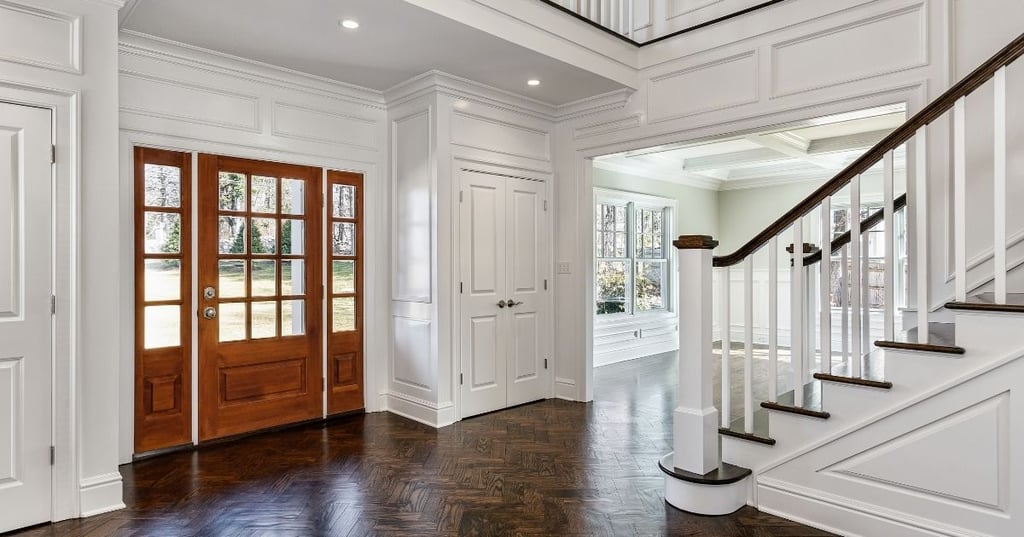 The front door a symbol of protection and security