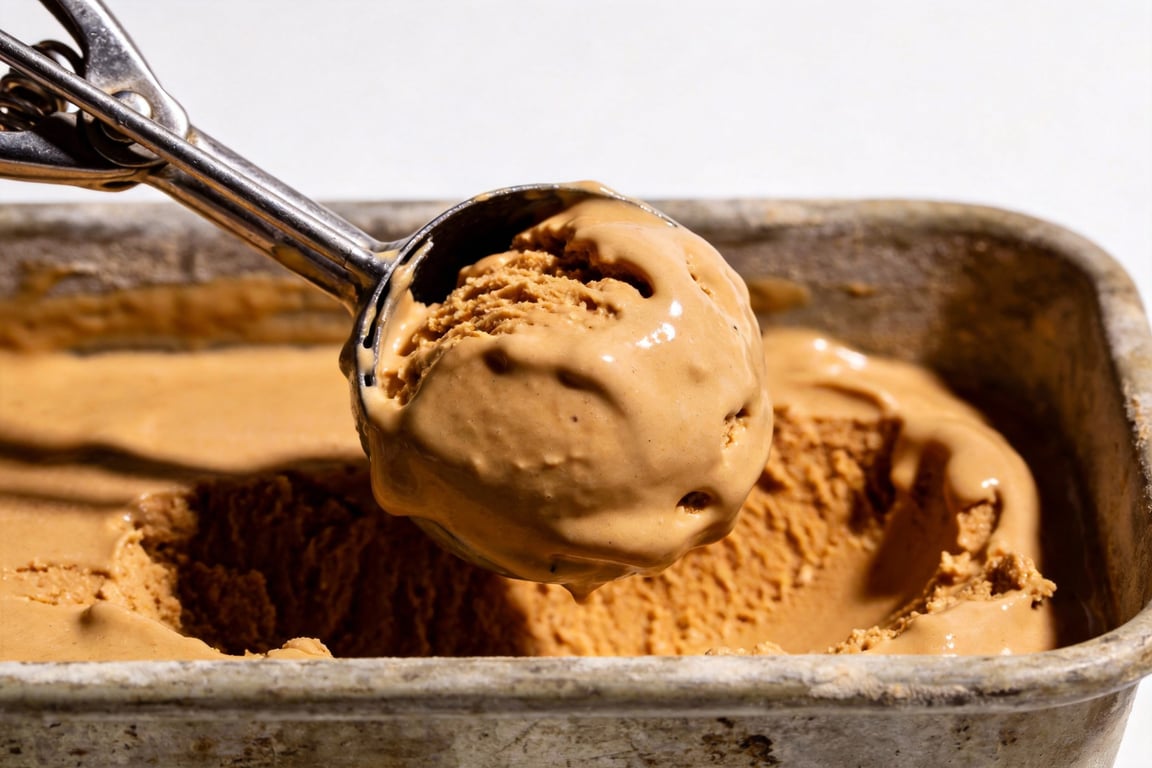 Frozen banana slices for 3-ingredient peanut butter ice cream