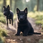 Black German Shepherd