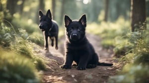 Black German Shepherd