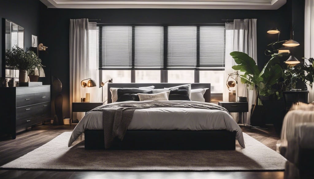 Balancing Black Furniture with Room Size and Lighting 