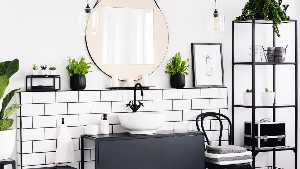 White Subway Tile Bathroom