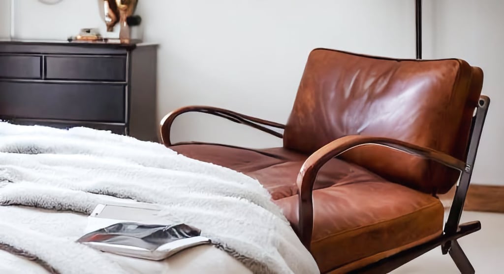 comfortable bedroom chair for men